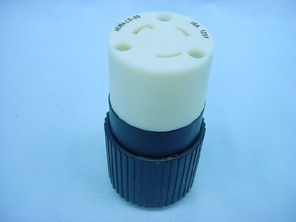 Hubbell bryant L5-30 locking connector plug 30A 125V