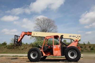 Jlg G6-42A gradall telescopic forklift mast