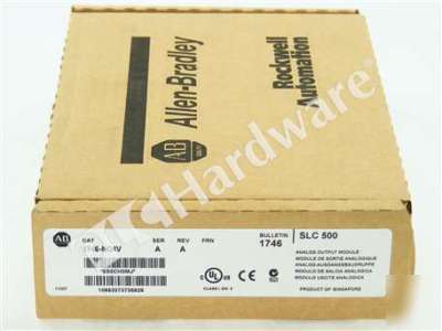 New * sealed* allen bradley ab 1746-NO4V /a 1746NO4V