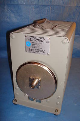 Termaline coaxial resistor 500 watt model 8201