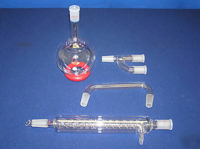 Distillation setup, fluoride in water by astm D1179-80