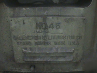 Gallmeyer & livingston hydraulic surface grinder 12X24