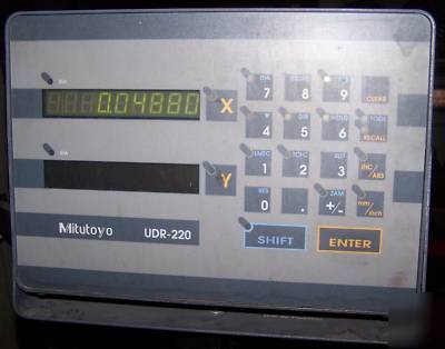 Mitutoyo 1 - axis digital readout display unit udr-220