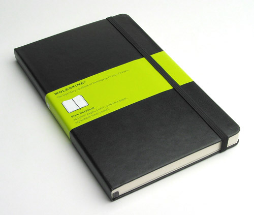 Moleskine large plain notebook - sealed & guaranteed