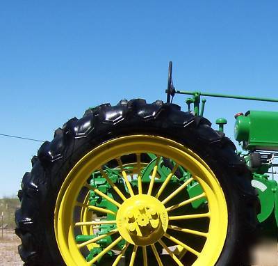 1935 john deere a open fan tractor ie- b g round spokes