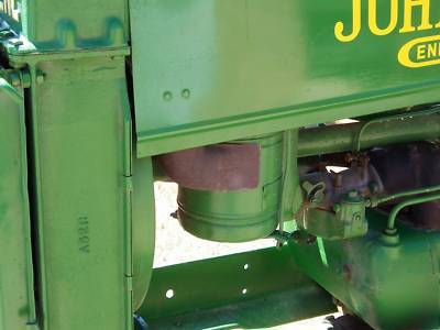1935 john deere a open fan tractor ie- b g round spokes