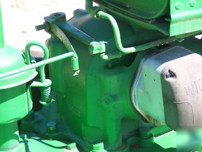 1935 john deere a open fan tractor ie- b g round spokes