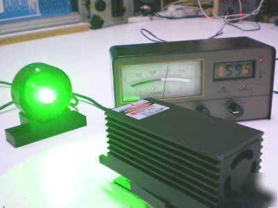 580MW 532NM green lab laser module with power supply