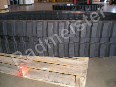 A set of 2 rubber tracks for takeuchi TL126, TL226