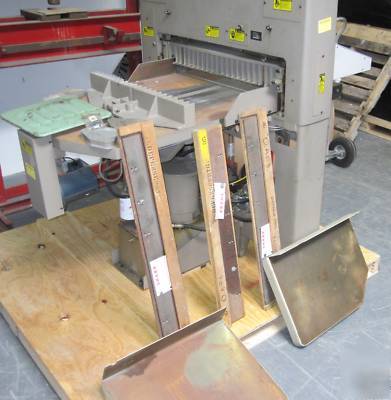Challenge 305 mpc power paper cutter side tables laser