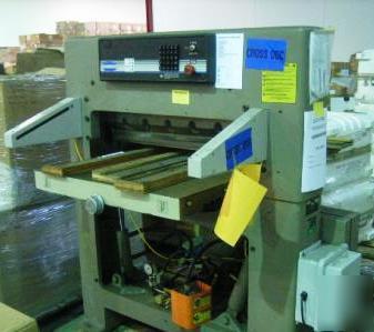 Challenge 305 mpc power paper cutter side tables laser