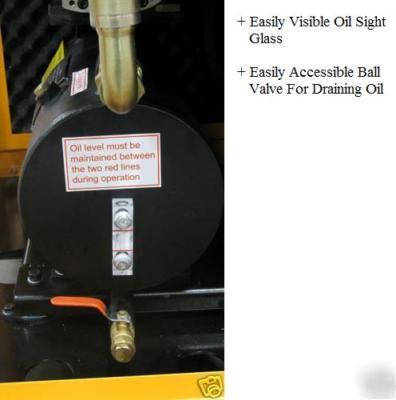 Eaton 7.5 hp, 3 phase vsd rotary screw air compressor