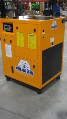 Eaton 7.5 hp, 3 phase vsd rotary screw air compressor