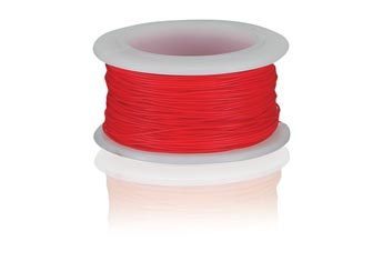 N radio shack 278-501 50FT red insulated wrapping wire 