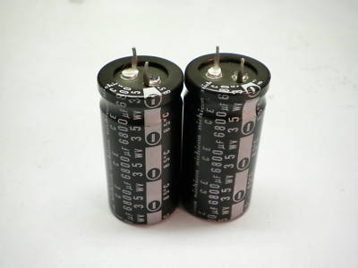 Capacitor electrolitic 6800UF @35WV, 85C snap in 