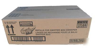 New 6 box swiffer maxÂ® sweeper refill cloths 96-cloths 
