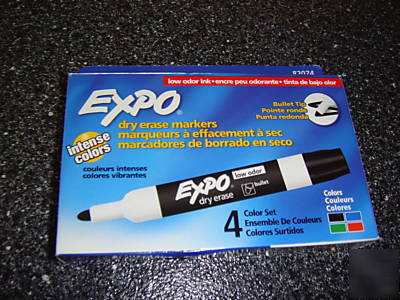 New expo dry erase markers 2 packs of bullet tip 