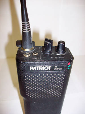 Set of 2 ritron portable radios rtx-450 w/speaker-mics