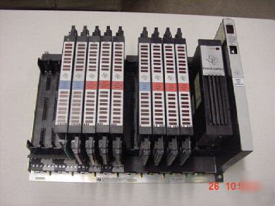 T.i. ti siemens 500 series rack 11 modules 500-5031