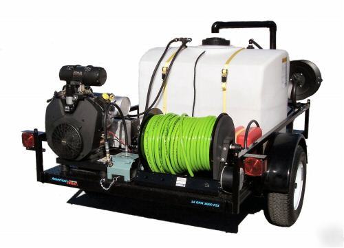 American jetter 14 gpm 3K trailer sewer drain cleaner 