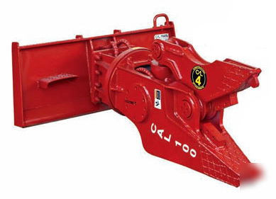 Hydraulic crusher & shear for skid steer free shipping