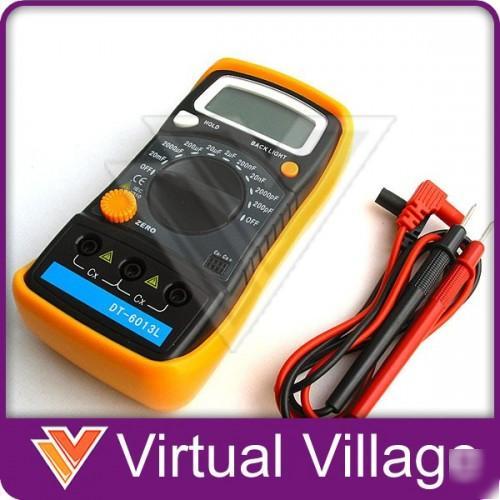 New digital capacitance meter components tester range 