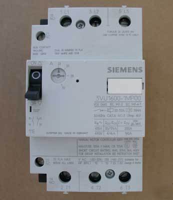 New siemens 3VU1600-1MP00 3P 22-32 amp manual starter 