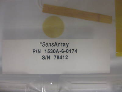 Kla sensarray process probe wafers p/n 1530A-6-0174