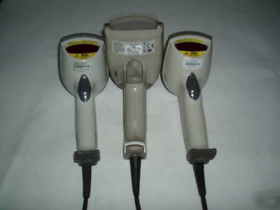 Lot of 3 ps/2 barcode scanners LS2106-I000, IT3800