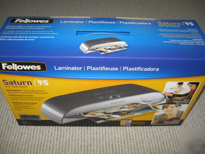 New fellowes saturn sl-95 laminating machine/laminator