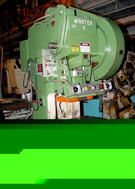 New nice 45 ton minster #5 obi press, air clutch, 1975