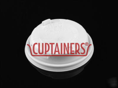 Solo traveler plus white lid for 12-24 oz (1000 ct)