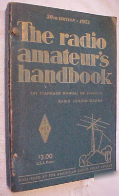 Vintage 1953 arrl handbook amateur ham radio n/r