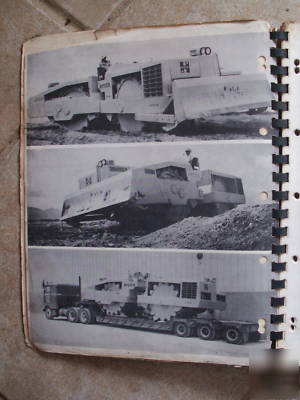 Vintage hyster embankment compacter service MANUALC450A