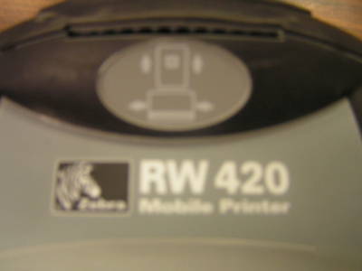 Zebra RW420 d mobile printer mag reader bluetooth