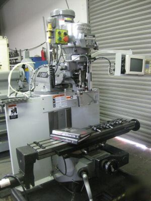 Bridgeport ez-trak dc 2-axes cnc vertical mill milling 