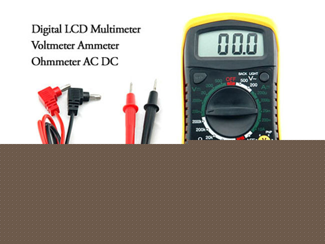 New lcd digital multimeter voltmeter ammeter ohmmeter