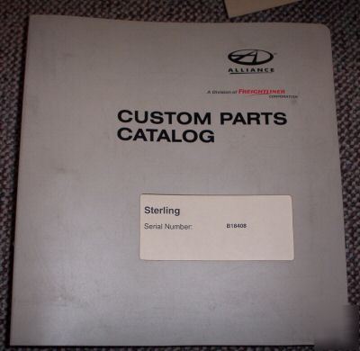 Sterling truck custom parts catalog various s/n's