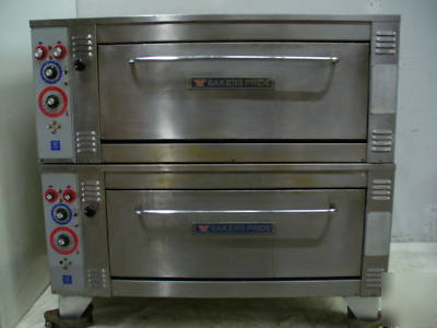 Used bakers pride electric deck pizza oven ER12-3836