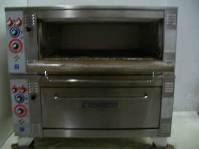 Used bakers pride electric deck pizza oven ER12-3836