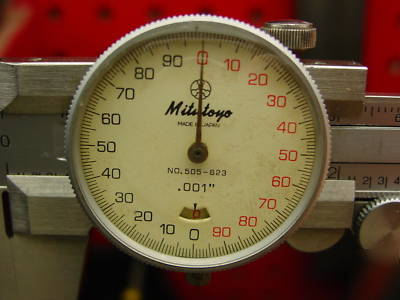 Vintage mitutoyo dial calipers with revolution counter 