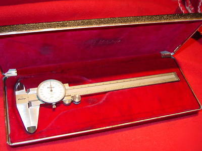 Vintage mitutoyo dial calipers with revolution counter 