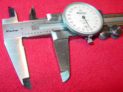 Vintage mitutoyo dial calipers with revolution counter 