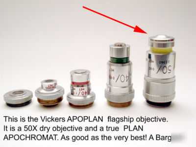 Vickers microscope accessory collection