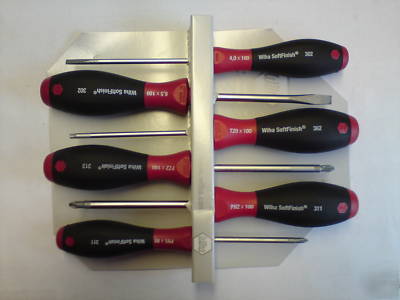 Wiha softfinish 6PC slotter/phillips/pozidriv/torq set.