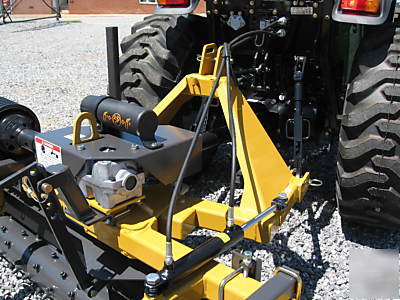 Harley TM7 7' tractor pto power box rake free shipping 