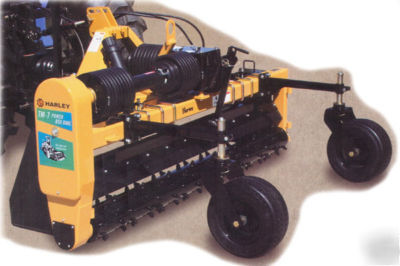 Harley TM7 7' tractor pto power box rake free shipping 