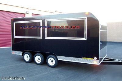 New enclosed event vendor catering concession trailer