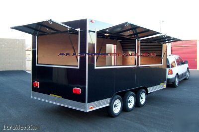 New enclosed event vendor catering concession trailer