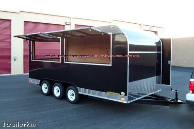 New enclosed event vendor catering concession trailer